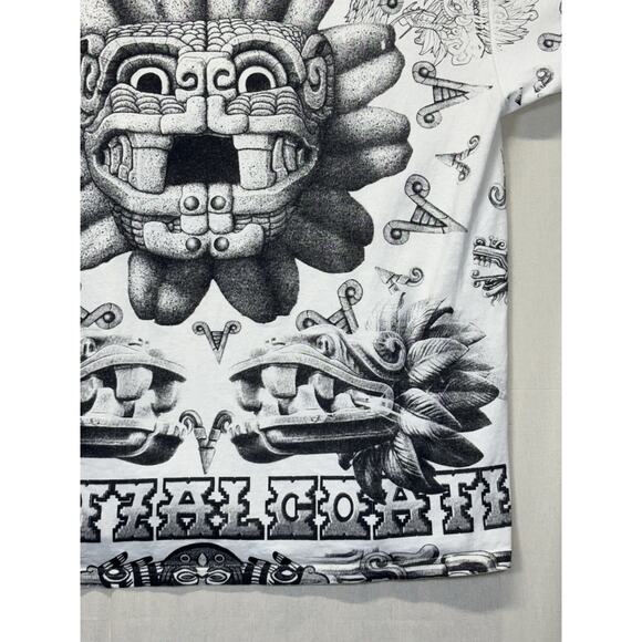 Aztec All Over Print Shirt Yazbek Tag Size 2XL - Picture 16 of 16
